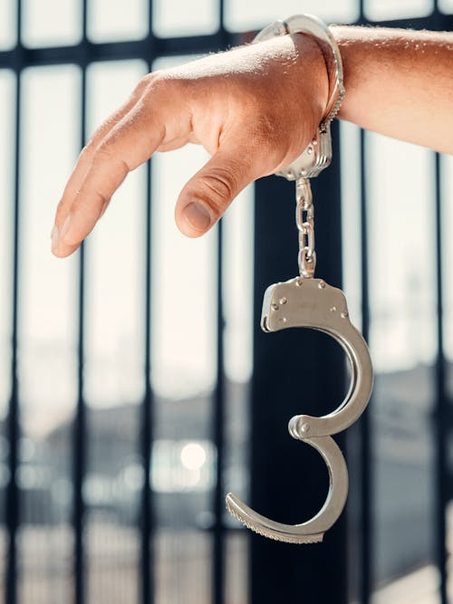  A person with handcuffs 